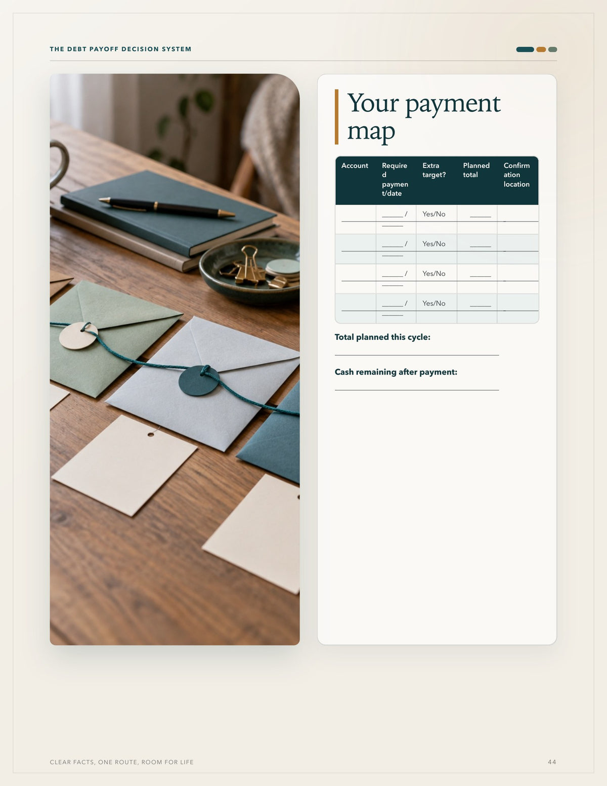 The Debt Payoff Decision System — Compare Your Options, Build a Payment Plan, and Keep Going Without Shame