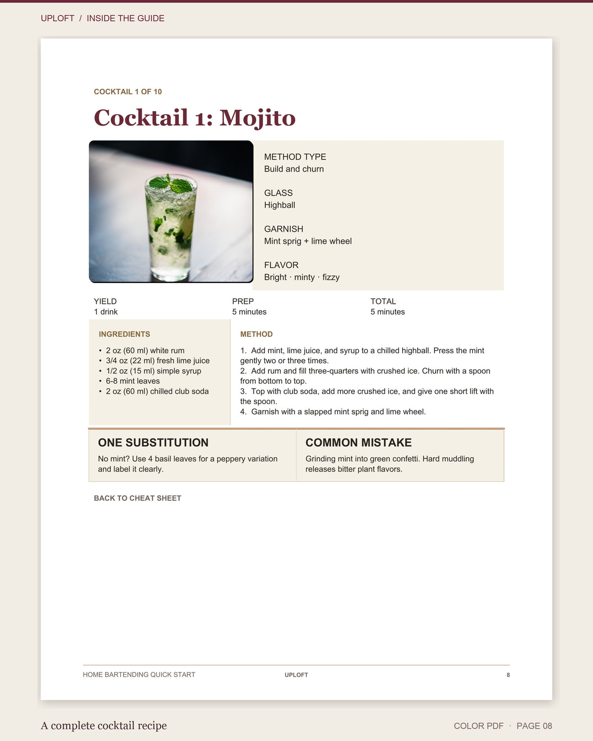 Home Bartending Quick Start: 10 Classic Cocktails, Zero Guesswork