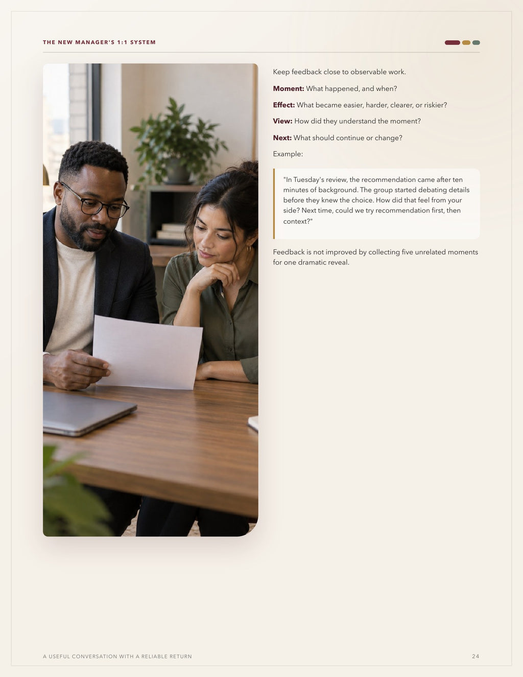 The New Manager's 1:1 System - Plan Better Conversations, Track Commitments, and Follow Up Without Micromanaging